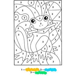 着色页: 魔法简单 (按数字着色) #216711 - 免费可打印着色页