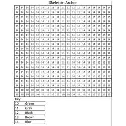 着色页: Minecraft按数字着色 (按数字着色) #177940 - 免费可打印着色页
