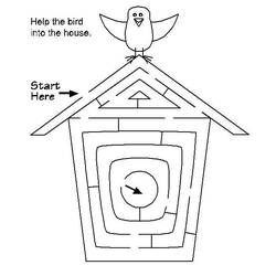 着色页: 迷宫 (教育的) #126509 - 免费可打印着色页