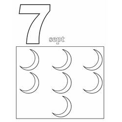 着色页: 数字 (教育的) #125177 - 免费可打印着色页