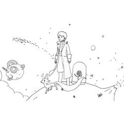着色页: 小王子 (童话和故事) #182694 - 免费可打印着色页
