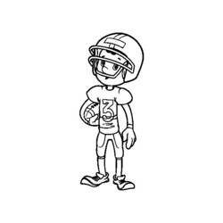 着色页: 小男孩 (家人和朋友) #97442 - 免费可打印着色页