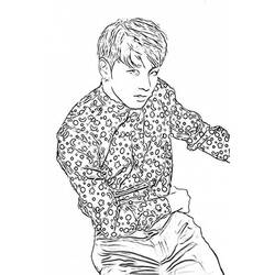 着色页: BTS (名人) #202334 - 免费可打印着色页