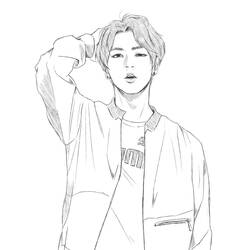 着色页: BTS (名人) #202360 - 免费可打印着色页