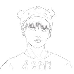 着色页: BTS (名人) #202372 - 免费可打印着色页