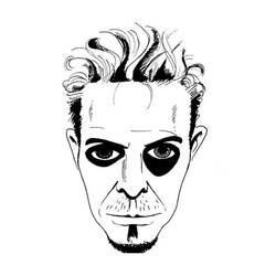 着色页: David Bowie (名人) #122145 - 免费可打印着色页