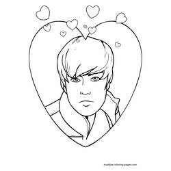 着色页: Justin Bieber (名人) #122435 - 免费可打印着色页