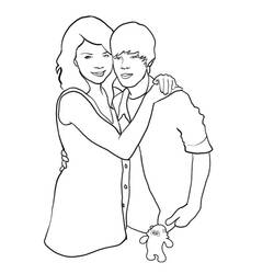 着色页: Justin Bieber (名人) #122436 - 免费可打印着色页