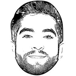 着色页: Kendji Girac - 免费可打印着色页