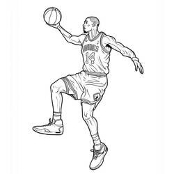 着色页: Michael Jordan (名人) #217837 - 免费可打印着色页