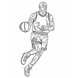 着色页: Michael Jordan (名人) #217838 - 免费可打印着色页
