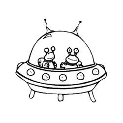 着色页: 外星人 (奇幻和冒险角色) #94796 - 免费可打印着色页