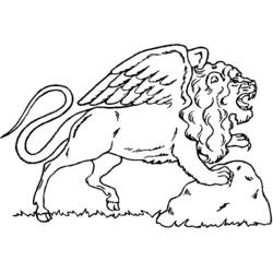 着色页: 奇美拉 (奇幻和冒险角色) #149084 - 免费可打印着色页