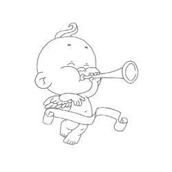 着色页: 丘比特 (奇幻和冒险角色) #196310 - 免费可打印着色页