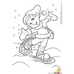 着色页: 精灵 (奇幻和冒险角色) #93887 - 免费可打印着色页