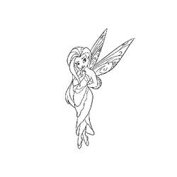 着色页: 仙女 (奇幻和冒险角色) #95880 - 免费可打印着色页