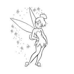 着色页: 仙女 (奇幻和冒险角色) #96039 - 免费可打印着色页