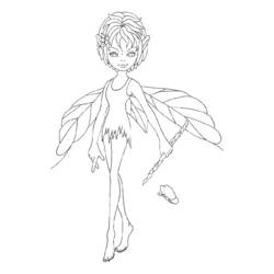 着色页: 仙女 (奇幻和冒险角色) #96054 - 免费可打印着色页
