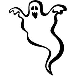 着色页: 幽灵 (奇幻和冒险角色) #95429 - 免费可打印着色页