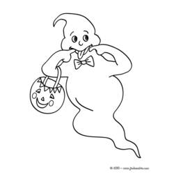 着色页: 幽灵 (奇幻和冒险角色) #95475 - 免费可打印着色页