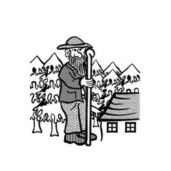 着色页: 巨人 (奇幻和冒险角色) #201566 - 免费可打印着色页