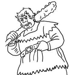 着色页: 巨人 (奇幻和冒险角色) #97740 - 免费可打印着色页