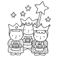 着色页: 国王 (奇幻和冒险角色) #107238 - 免费可打印着色页