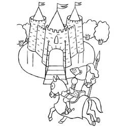 着色页: Middle Ages (奇幻和冒险角色) #201381 - 免费可打印着色页