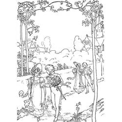着色页: Middle Ages - 免费可打印着色页