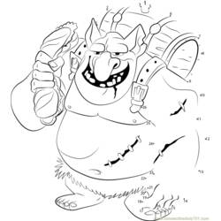 着色页: 食人魔 (奇幻和冒险角色) #102871 - 免费可打印着色页