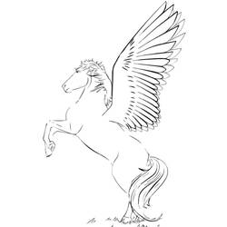 着色页: 飞马 (奇幻和冒险角色) #209044 - 免费可打印着色页