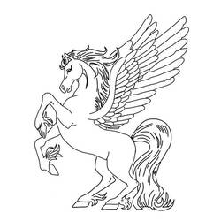 着色页: 飞马 (奇幻和冒险角色) #209065 - 免费可打印着色页