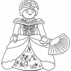 着色页: 公主 (奇幻和冒险角色) #85261 - 免费可打印着色页