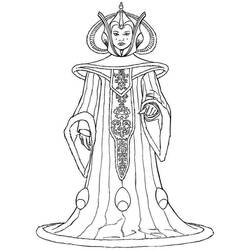 着色页: 女王 (奇幻和冒险角色) #106333 - 免费可打印着色页
