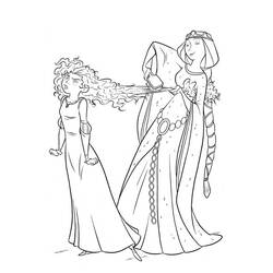着色页: 女王 (奇幻和冒险角色) #106520 - 免费可打印着色页
