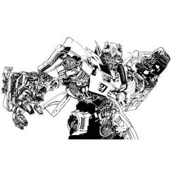 着色页: 机器人 (奇幻和冒险角色) #106834 - 免费可打印着色页