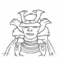 着色页: 武士 (奇幻和冒险角色) #107267 - 免费可打印着色页