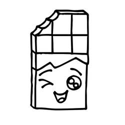 着色页: 巧克力 - 免费可打印着色页