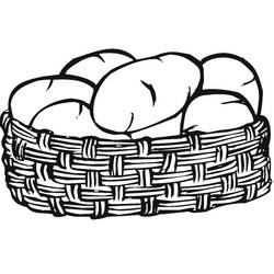 着色页: 土豆 (食物和营养) #207422 - 免费可打印着色页