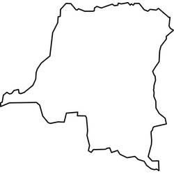 着色页: 刚果民主共和国 (地理和地点) #193378 - 免费可打印着色页