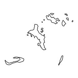 着色页: 塞舌尔 (地理和地点) #191738 - 免费可打印着色页