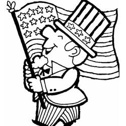 着色页: 美国 (地理和地点) #193263 - 免费可打印着色页