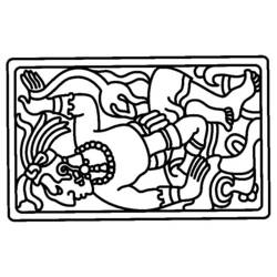 着色页: 阿兹特克神话 (众神与女神) #111562 - 免费可打印着色页