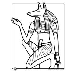 着色页: 埃及神话 (众神与女神) #111147 - 免费可打印着色页