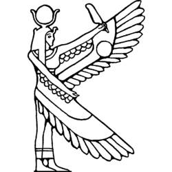 着色页: 埃及神话 (众神与女神) #111249 - 免费可打印着色页