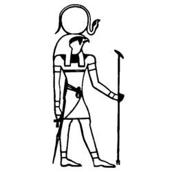 着色页: 埃及神话 (众神与女神) #111291 - 免费可打印着色页