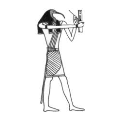 着色页: 埃及神话 (众神与女神) #111295 - 免费可打印着色页