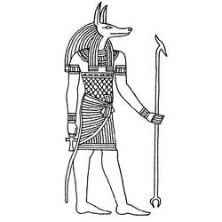 着色页: 埃及神话 (众神与女神) #111329 - 免费可打印着色页