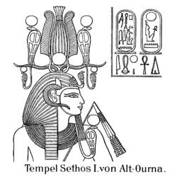 着色页: 埃及神话 (众神与女神) #111360 - 免费可打印着色页