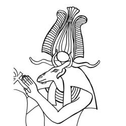 着色页: 埃及神话 (众神与女神) #111376 - 免费可打印着色页